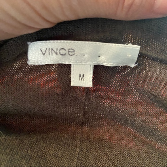 Vince. Women’s cotton/cashmere wrap sweater medium - Picture 8 of 11